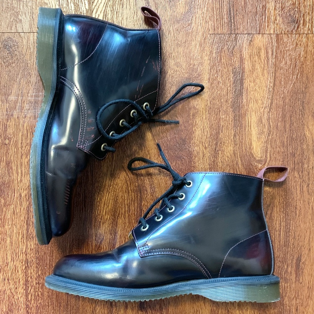 Dr. Martens Emmeline Oxblood Maroon Lace Up Boot Doc Martens Unisex 39 Women’s 8